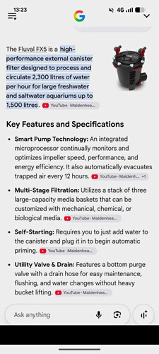 Fluval fx5 external canister - fx5,