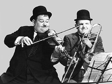 A3 Photo Gloss Print Laurel and Hardy Radio Shows 