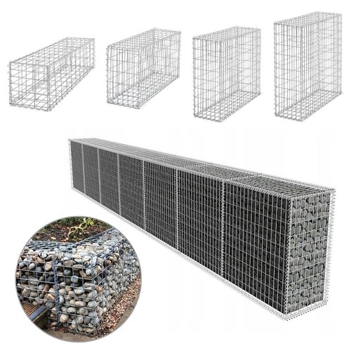 Outdoor gabion stone basket - outdoor,