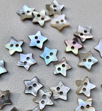 10 Small Star Mother of Pearl