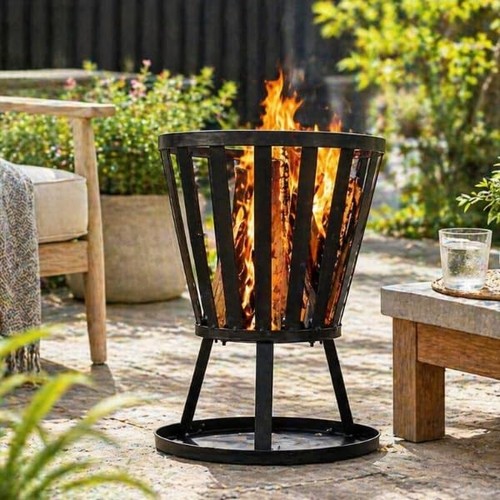 Brazier fire pit outdoor black - fire,