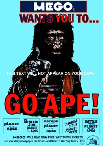 Mego ape new fantasy a4 - ape,