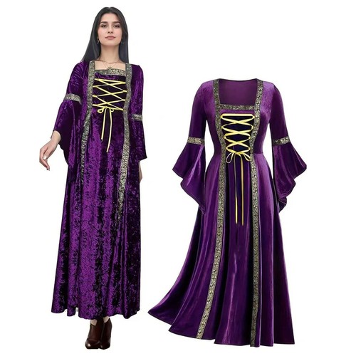 Retro medieval women - women's, dress