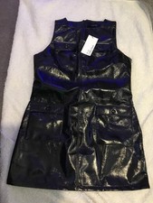 Black PVC Dress Size 18 From