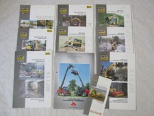 10 Brochures MF Fermec Massey