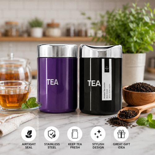 Tea coffee sugar storage - coffee,