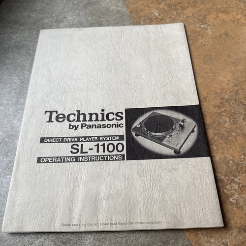 Technics 1100 record player - technics,