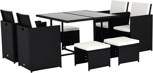 Seater rattan cube garden - 8,