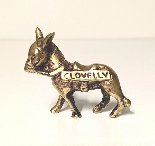 Vintage brass small donkey - vintage,