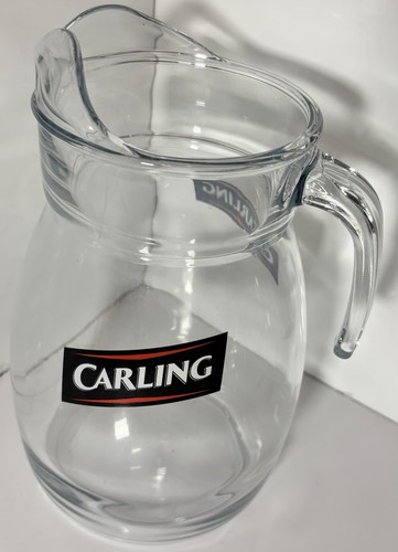 Carling beer glass jug pitcher - glass,