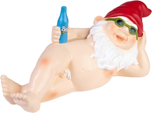 Funny naked garden gnomes - gnomes, up