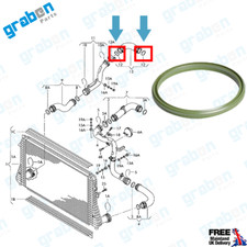 Turbo Intercooler Hose Seal O-Ring D:46.20mm For Audi VW Seat Skoda 3C0145117B
