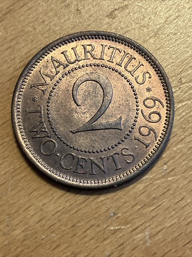 Mauritius cents 1969 as - 1969,