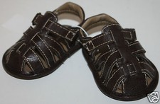 Koala Baby Kids Boys Cute Brown Infant Sandals Shoes Size 2 or 3-6 months NWT