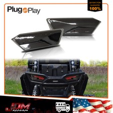 For Polaris RZR Turbo 1000 XP 900 S 2014-2019 Smoked LED Rear Tail Brake Lights