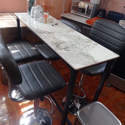 Modern kitchen dining table - kitchen,