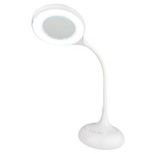 Low Vision LED Magnifier Xtralite Desk Lamp 3.5" Magnification 9 Light Modes