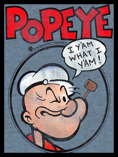 Popeye retro metal - popeye,,