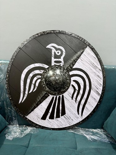 Viking raven shield - raven,