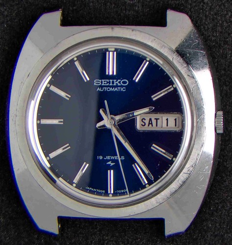 Seiko blue dial 7006 - dial, 7006-7090
