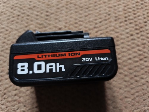 18v 0ah lbxr20 battery - 18v, 8.0ah