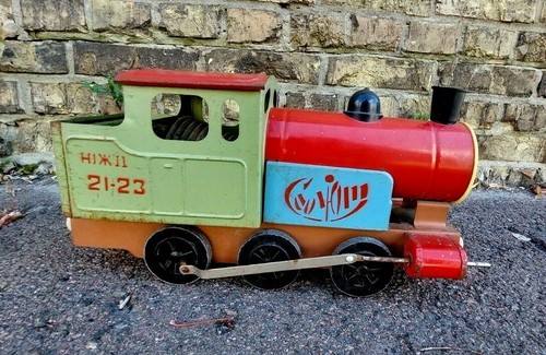 Vintage tin train toy - tin,