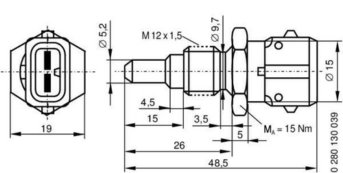 Bosch temperature sensor - temperature,