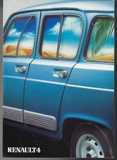 Renault 4 GTL Estate 1985-1986 UK Market Sales Brochure
