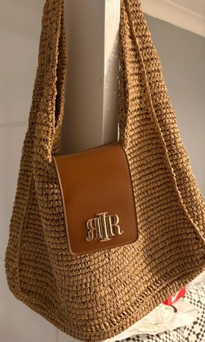 River island raffia shoulder - raffia,