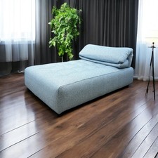 Light blue & white Voyage Immobile Modular chaise longue sofa by Roche Bobois