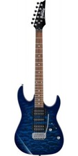 Ibanez GIO Series GRX70QA-TBB Electric Guitar - Transparent Blue Burst