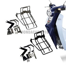 HONDA C125 SUPERCUB 125 FRONT BASKET LUGGAGE SUPPORT RACK 2018-2025 CHROME BLACK