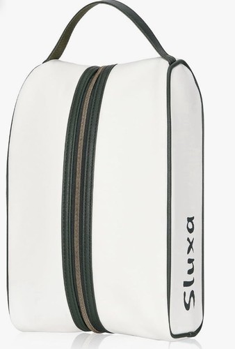 Green waterproof golf shoe bag - green,
