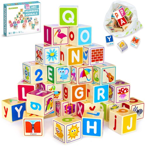 Wooden building blocks - building, 1