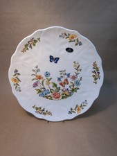 Vintage Fine Bone China Aynsley Cottage Garden Cake Plate 