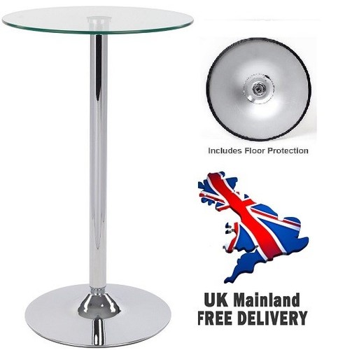 Round glass table - round, /