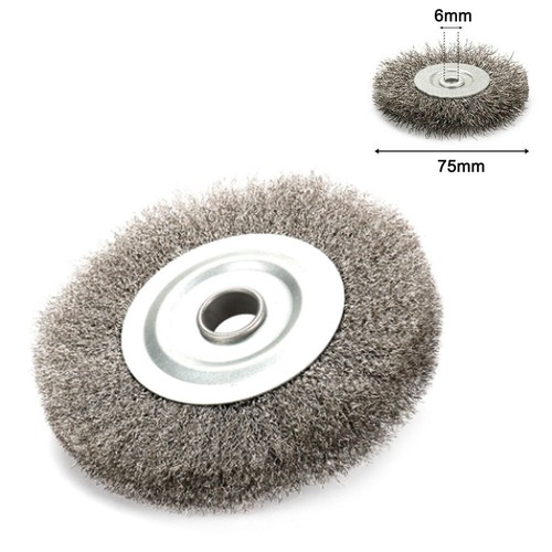 75mm crimped wire wheel - 3",