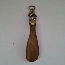 Vintage Brass Shoe Horn 10" -
