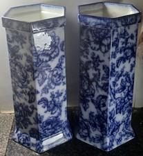 PAIR ANTIQUE LOSOL WARE