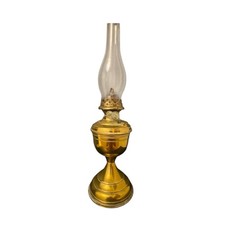 Antique Brass Duplex Oil Lamp