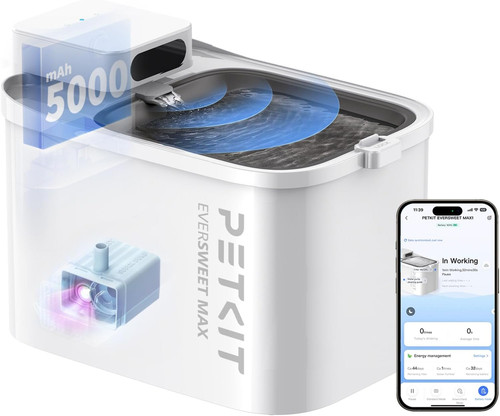 Wireless cat water fountain - cat,