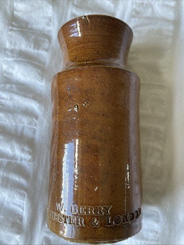 Victorian blacking bottle - blacking,