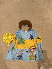 BRAND NEW & UNWORN  ( HORRID  HENRY  TOP  COSTUME  ) AGE  7-8 Years