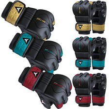 Grappling Martial Arts MMA Gloves, Fighting Punch Bag Training Kickboxing Gloves