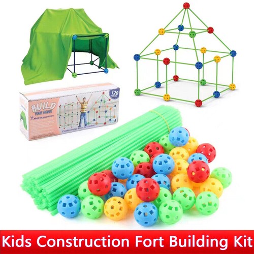 175pcs kids construction fort - 175pcs,