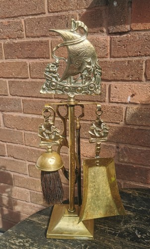 Vintage vikings ship brass - vikings,