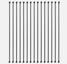 15 Pack Iron Balusters Square