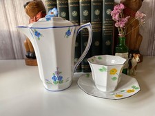 Vintage Melba Ware 1930’s Art Deco Flower Handle Coffee Cup Mayer & Sherratt