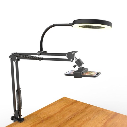 Overhead phone mount with - overhead,
