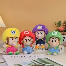 Super Mario Bros Plush Doll Baby Mario Luigi Waluigi Wario Stuffed Toys Gifts